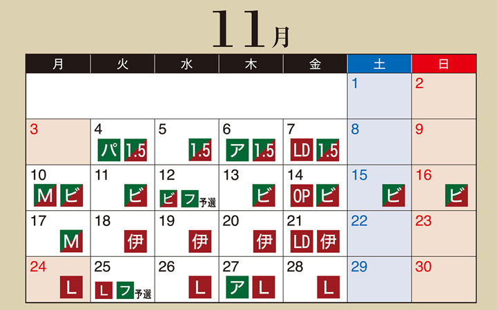 11月